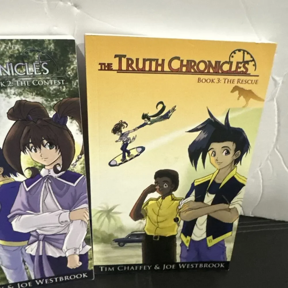 The Truth Chronicles Books 2 & 3 The Contest Rescue PB Tim Chaffey Lot Set